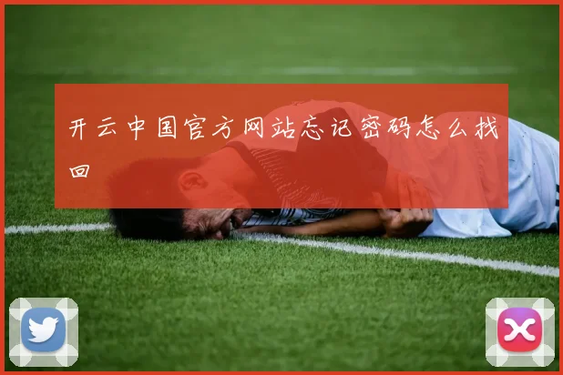 开云中国官方网站忘记密码怎么找回